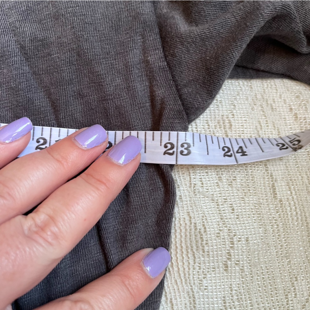 Aerie distressed Happy smiley crop long sleeve tee - Picture 7 of 9
